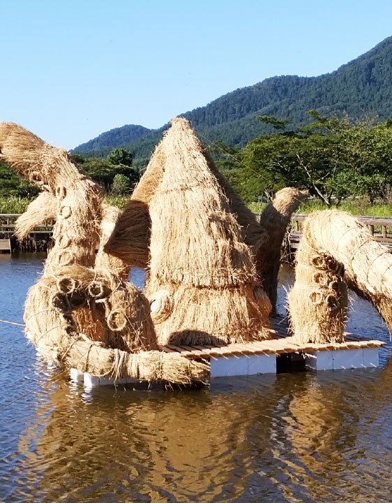 볏짚아트 축제 갤러리